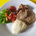 Cooksnap dari Karra Arifiladi untuk resep #GMdietDay6 ayam panggang teflon + sayuran 🍗🍗🍗