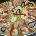El cooksnap de Agus_tina cuando hizo Paella de mariscos.