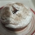 El cooksnap de Fernández Flavia cuando hizo Torta de banana.