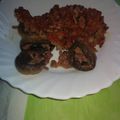El cooksnap de exefer cuando hizo Champiñones rellenos gratinado al horno.