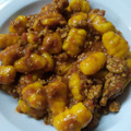 El cooksnap de monicajn cuando hizo Ñoquis de calabaza con salsa de crema, verdeo y panceta.