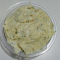 El cooksnap de Maria Fatima Correa cuando hizo Queso de papa (vegano).