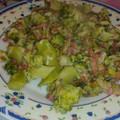 El cooksnap de Nicoleta Denisa Popescu cuando hizo Brócoli salteado con ajos y jamón.