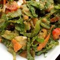 Amierah S-Man's cooksnap of when they made Kwadon lettuce ( local lettuce Salad.