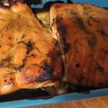 El cooksnap de Raquel Kake cuando hizo Salmón marinado con mostaza,miel, limón,heneldo y jengibre.
