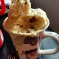 El cooksnap de carito cuando hizo Mug Cake de vainilla con chips de chocolate.