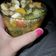 El cooksnap de María cuando hizo Ensalada de frutas con frutillas y kiwi.