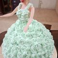 Zobia Sajjad's cooksnap of when they made Doll cake.