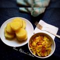 Sam's Kitchen's cooksnap of when they made Dafaffen dankalin Hausa d cabbage source.