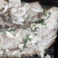 El cooksnap de claudiapestegui cuando hizo Corvina a la vasca.