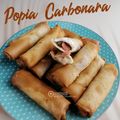 Cooksnap Mardiana Jaafar semasa beliau membuat Popia Carbonara.