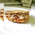 El cooksnap de Saminy Arias cuando hizo Arepas asadas con pollo desmechado.