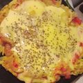 El cooksnap de daniela alejandra nuñez cuando hizo Pizza de avena con pocos ingredientes.