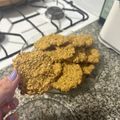 El cooksnap de Sol Bjerrum cuando hizo Galletitas de avena, naranja, coco y mantequilla de maní 🥣.