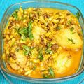 Bina Samir Telivala's cooksnap of when they made Moth Beans Curry || Matki Ki Sabji.