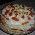 El cooksnap de Euge González cuando hizo Torre de panqueques.
