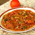 Neelam Agrawal का कुकस्नैप जब उन्होंने टमाटर का चोखा विद स्टफ्ड बाटी (tamatar ka chokha with stuffed bati recipe in Hindi) बनाया था।