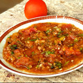 Neelam Agrawal का कुकस्नैप जब उन्होंने टमाटर का चोखा विद स्टफ्ड बाटी (tamatar ka chokha with stuffed bati recipe in Hindi) बनाया था।