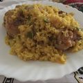 El cooksnap de seila cuando hizo Arroz con pollo.