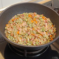 El cooksnap de Jesús Ruiz cuando hizo Habas con tiras de bacon o tacos de jamón.