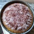 El cooksnap de Alejandra Russo cuando hizo Torta de naranja y Coco.