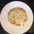 El cooksnap de Daniela Cardona cuando hizo Pizza hawaiana casera en sartén.