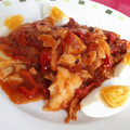 El cooksnap de Mari Mau cuando hizo Merluza con tomate.