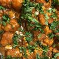 Harini Balakishan's cooksnap of when they made Veg Manchurian.