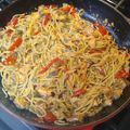 Brian Moore's cooksnap of when they made Delicious 30 min Salmon with Pasta.