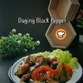 Cooksnap Nur Nadiah semasa beliau membuat Daging Black Pepper.
