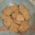 El cooksnap de Cynthia González cuando hizo Crackers integrales con semillas.
