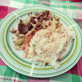 El cooksnap de Magdiita Herrera cuando hizo Arroz chaufán con verduras salteadas y pollo.