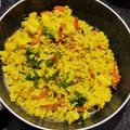 Varsha Ingole Bele's cooksnap of when they made ओल्या तूरीच्या दाण्याचा (दाणे मसाला भात) (olya toorichya danyachya recipe in marathi).
