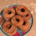 El cooksnap de Enedelia Aquino cuando hizo Donas azúcaradas.