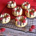 El cooksnap de Salma cuando hizo Donuts de coco con frambuesas y chocolate (sin gluten).