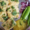 Archna mittal का कुकस्नैप जब उन्होंने बेसन ढोकला (besan dhokla recipe in Hindi) बनाया था।