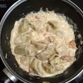 El cooksnap de ALBA FERN cuando hizo Alcachofas con jamón a la bechamel.
