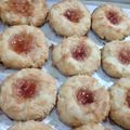Cooksnap dari Christina untuk resep Crunchy Strawberry Cheese Thumbprint Cookies