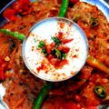  Name - Anuradha Mathur का कुकस्नैप जब उन्होंने आटे का चीला (atte ka cheela recipe in Hindi) बनाया था।