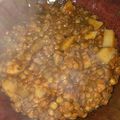 El cooksnap de Abril Retamoza cuando hizo Guiso de lentejas vegetariano.