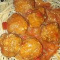 El cooksnap de Emilia Moralez cuando hizo Albóndigas de carne vacuna con salsa.