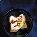 รูป Cooksnap ของ ณิฌากร ผิวดี เมื่อเขาทำ ไข่ขนมปังไมโครเวฟ อาหารเช้าง่ายๆ