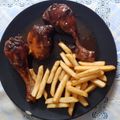 El cooksnap de Isabel cuando hizo Pollo asado con salsa barbacoa.