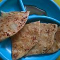 Anjeela jham's cooksnap of when they made Aloo ka paratha.