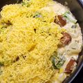 Gabriella Gál Cooksnap-ja, amikor elkészítette a(z) Burgonyás, kolbászos egytálétel (vegán) receptet.