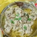 Areeba Doll's cooksnap of when they made Chicken Makhni handi.