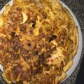 El cooksnap de Carolina Stania cuando hizo Tortilla de papas rellena.