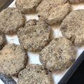El cooksnap de Marianela Ottaviani cuando hizo Hamburguesas de porotos (del que más te guste) vegetarianas.