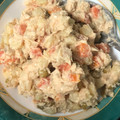 El cooksnap de Dos Rombos en la Cocina cuando hizo Ensaladilla rusa a mi manera😋😍.
