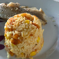 El cooksnap de Alejandra Flamarique cuando hizo Arroz rojo a la mexicana.